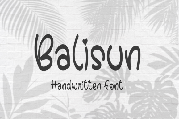 Balisun: A Delicate Handwritten Font for Web Design
