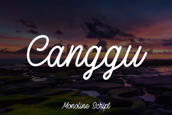 Canggu: A Charming Handwritten Font for Crafters