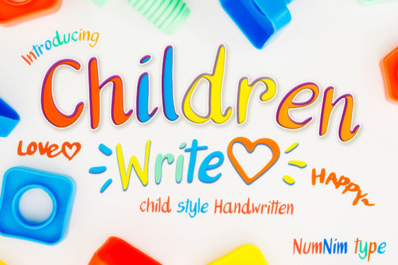 Children Write: A Delightful Handwritten Font for Engaging Campaigns