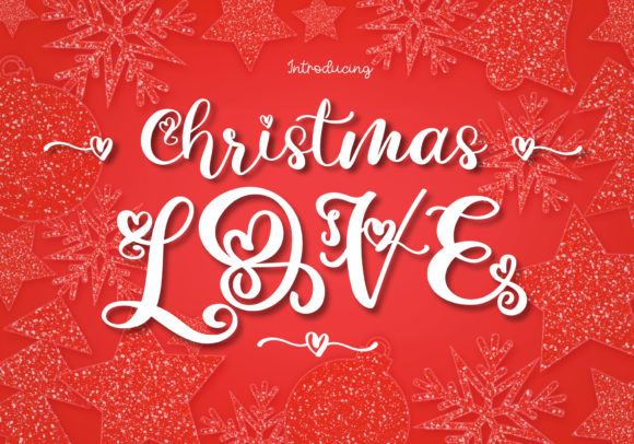 Christmas Love: A Handwritten Font for Elegant Editorial Design