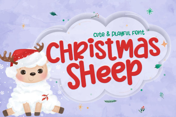 Christmas Sheep: A Playful Font for Engaging Campaigns
