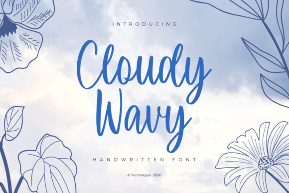Cloudy Wavy: A Handwritten Font for Polished Web Design