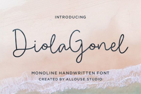 Diola Gonel: A Delicate Handwritten Font for Elegant Web Design