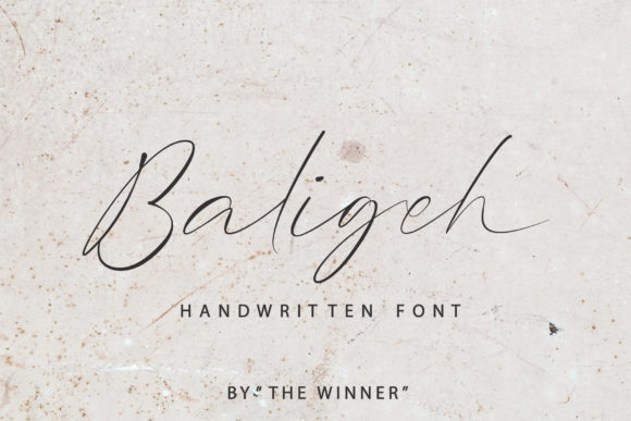 Discover Baligeh: A Versatile Handwritten Font for Creative Projects
