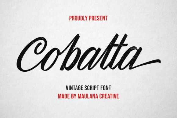 Discover Cobalta: The Perfect Script Font for Handmade Creations