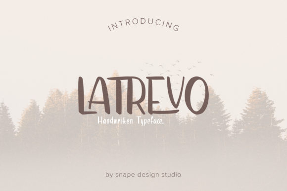 Discover Latrevo: A Stylish Script Font for Editorial Design