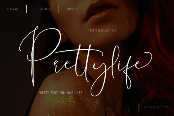 Discovering Prettylife: A Delicate Handwritten Font for Elegant Publishing