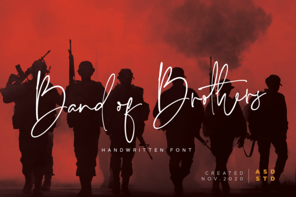 Elegant Band of Brothers Font for Craft and Design