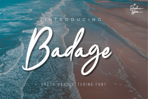 Enhance Your Brand with Badage: A Stylish Script Font