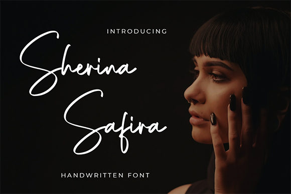 Enhance Your Brand with Sherina Safira Font
