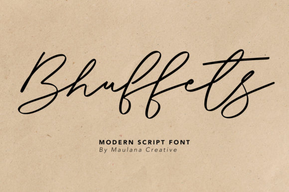 Enhance Your Campaigns with Bhuffets: A Premium Handwritten Font