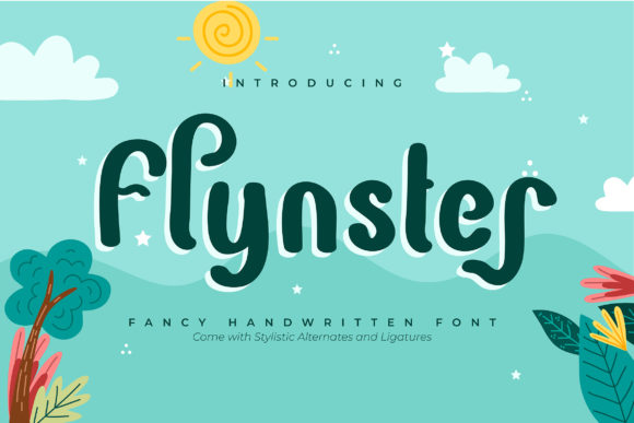 Flynster: A Stylish Brushed Handwritten Font for Editorial Design