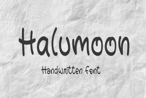Halumoon: A Charming Handwritten Font for Branding