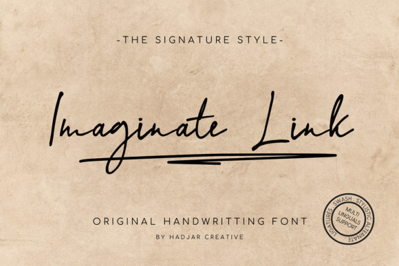 Imaginate Link: Elevate Your Campaign with a Stunning Handwritten Font