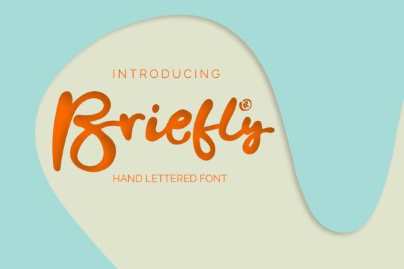 Introducing Briefly: A Delicate Handwritten Font for Creative Projects