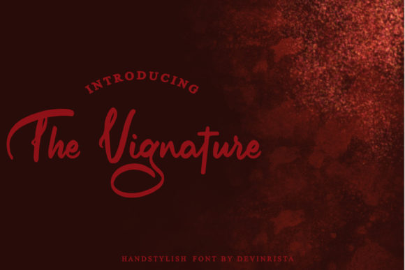 Introducing The Vignature: A Dainty Script Font for Creative Projects