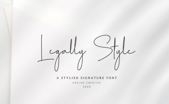 Legally Style: A Delicate Handwritten Font for Makers