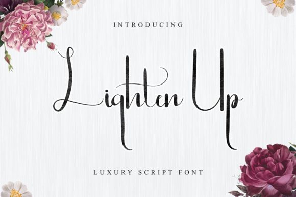 Lighten Up: A Contemporary Script Font for Elegant Branding