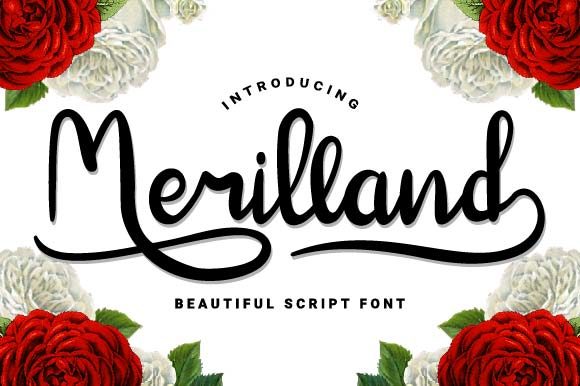 Merilland: A Handwritten Font for Polished Branding