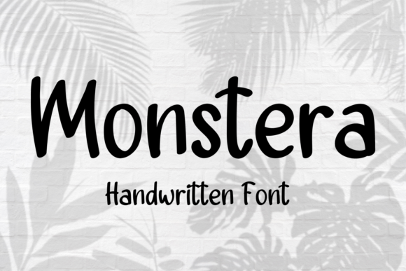 Monstera: A Handwritten Font for Creative Campaigns