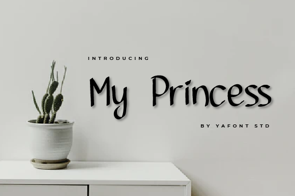 My Princess: A Delicate Handwritten Font for Crafters