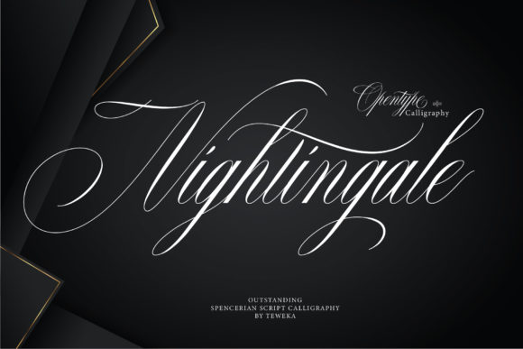 Nightingale: A Handwritten Font for Elegant Editorial Design