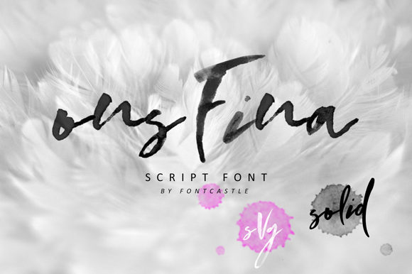 OnsFina: A Beautiful Handwritten Font for Web Design