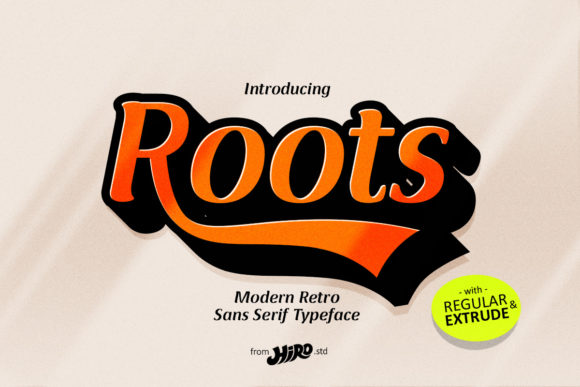 Roots: A Bold Handwritten Font for Eye-Catching Branding