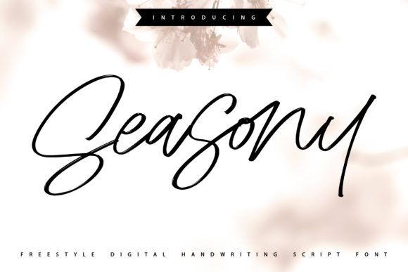 Seasony: A Versatile Script Font for Modern Design