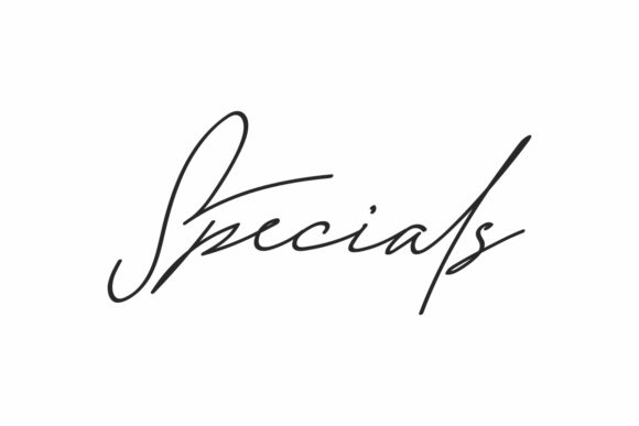 Specials: A Timeless Handwritten Font for Polished Branding