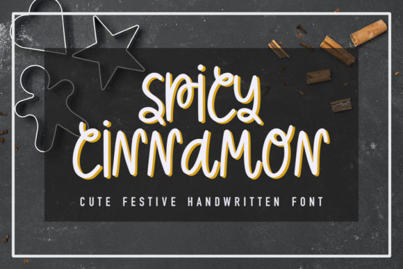Spicy Cinnamon: A Joyful Handwritten Font for Crafters