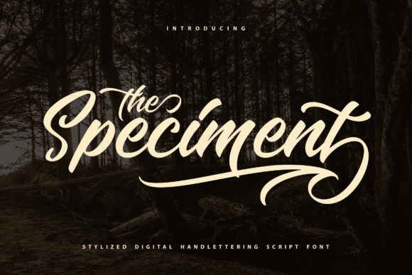 The Speciment: A Handwritten Font for Modern Web Design