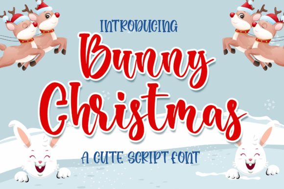 Transform Your Brand with Bunny Christmas Font