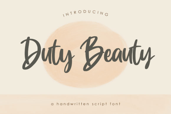 Transform Your Brand with Duty Beauty Font