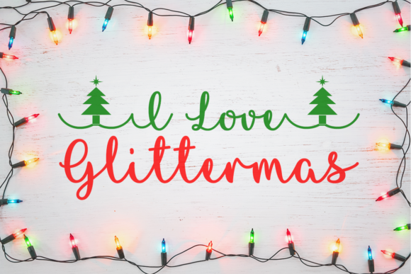 Transform Your Brand with I Love Glittermas Font
