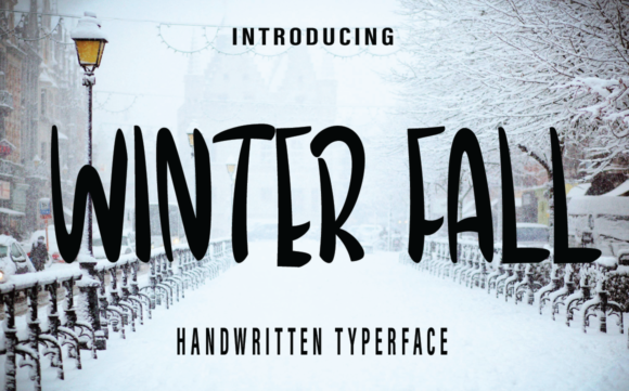 Winter Fall: A Handwritten Font for Your Brand's Charm