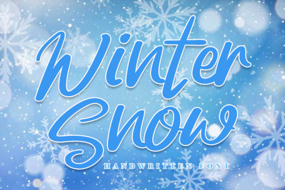 Winter Snow: A Modern Handwritten Font for Eye-Catching Campaigns