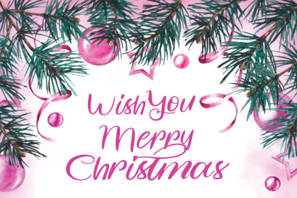 Wish You Merry Christmas: A Festive Script Font